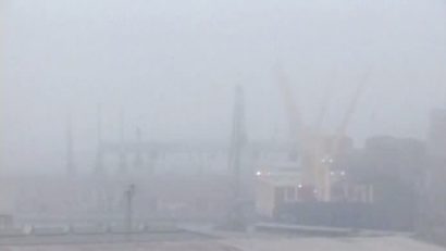 Port închis din cauza ceţii