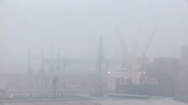Port închis din cauza ceţii