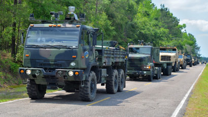 Militarii americani de la Kogălniceanu au plecat spre Brașov