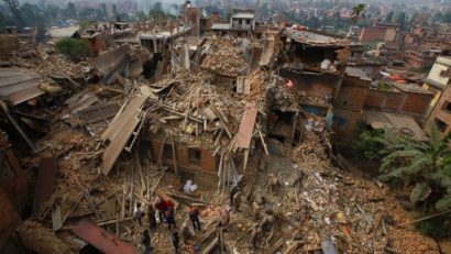 Cutremurul din Nepal a ridicat oraşul Katmandu cu mai bine de un metru