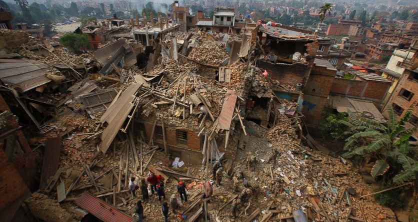 Cutremurul din Nepal a ridicat oraşul Katmandu cu mai bine de un metru