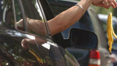 Amenzi mari pentru cei care aruncă gunoaie pe geam sau din mașini