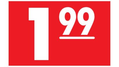 ,99. Adio, preţuri „ademenitoare” la raft !