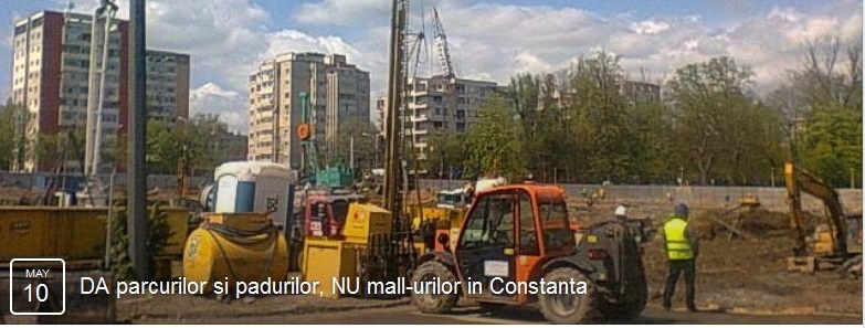 „DA parcurilor şi pădurilor, NU mall-urilor în Constanţa“