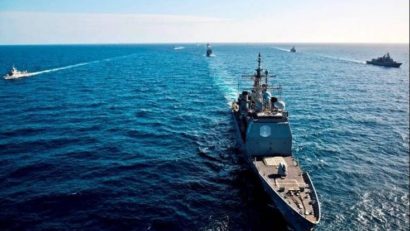 Sub apă, pe apă, deasupra apei. Exerciţiu NATO de amploare în Marea Neagră