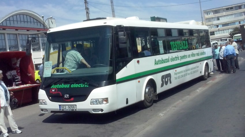 (AUDIO + FOTO): Autobuz electric pe străzile Constanţei