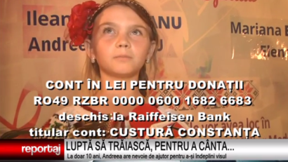 VIDEO: LUPTĂ SĂ TRĂIASCĂ, PENTRU A CÂNTA…