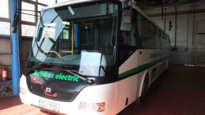 Autobuz electric, pe străzile Constanţei