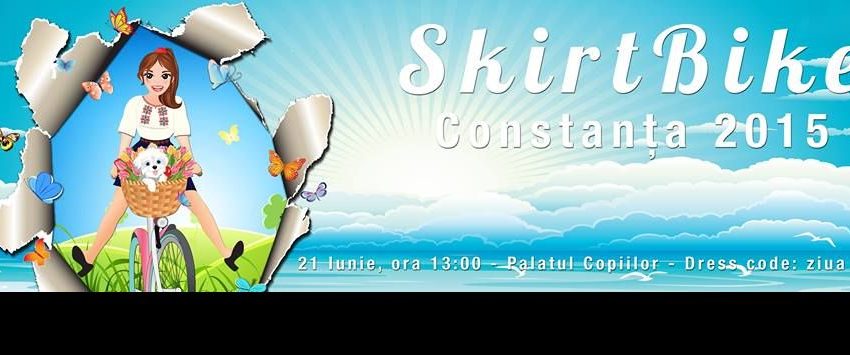 Eveniment SkirtBike la Constanţa: ciclism, tradiţie şi informaţii rutiere