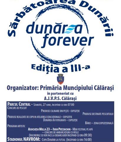 Ziua Dunării, sărbătorită la Călăraşi