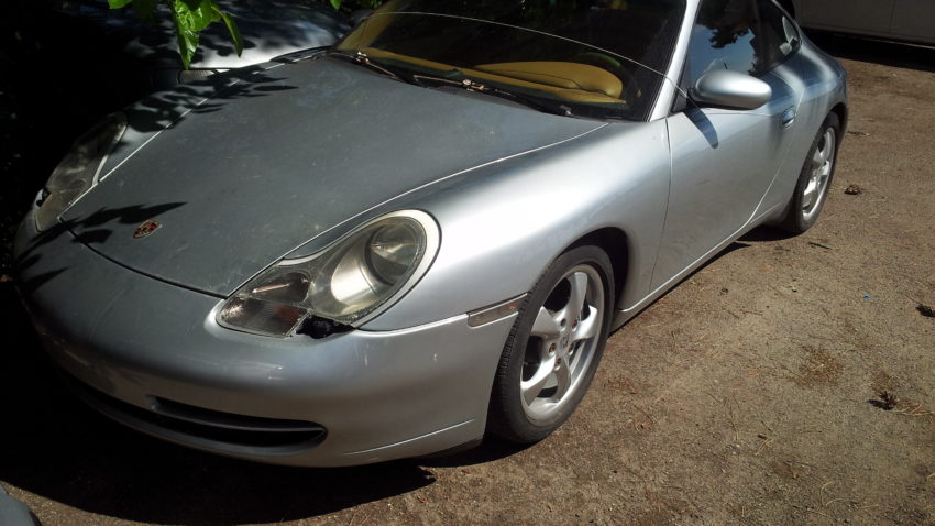 Porsche furat din Elveţia, descoperit la Negru Vodă