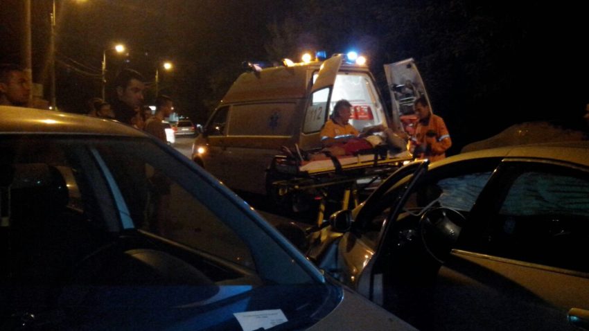 Carambol cu cinci mașini în Tomis Nord