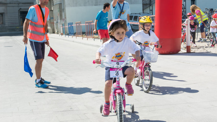 Sport și distracție la Tomis Kids Duathlon