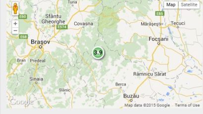Cutremur de 3,9, marți dimineața, în Buzău