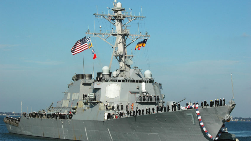 Misiunea distrugătorului USS Ross în Marea Neagră nu a fost perturbată de avioanele ruseşti