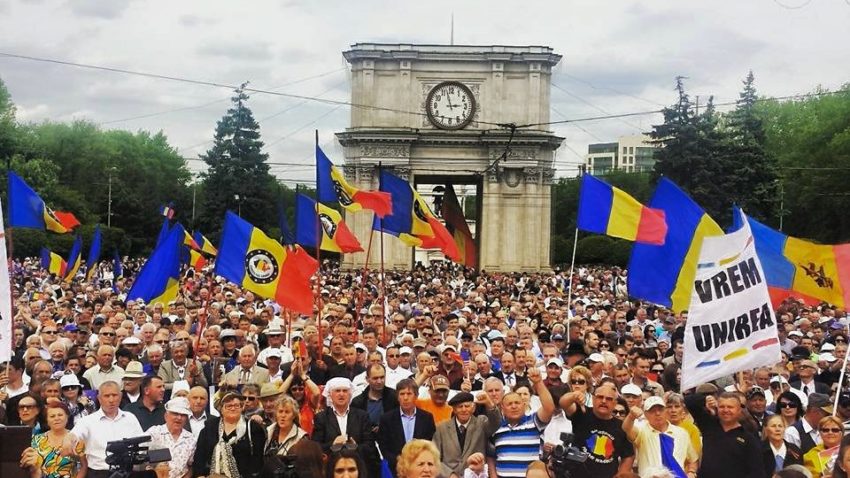 Duminică, basarabenii vor scanda pentru Unirea cu România