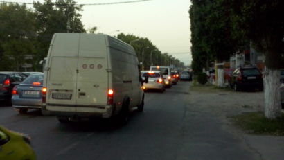 Trafic PARALIZAT în Mamaia