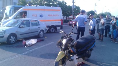(UPDATE) Bărbat DECEDAT şi un copil rănit, într-un accident rutier, la Năvodari (foto)