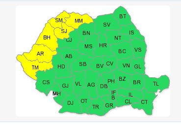 COD GALBEN de CANICULĂ. Marți, valul de căldură ajunge pe litoral !