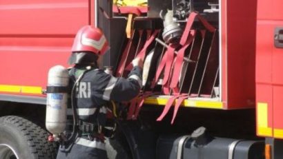 Incendiu pe bulevardul Tomis