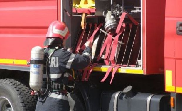 Incendiu pe bulevardul Tomis
