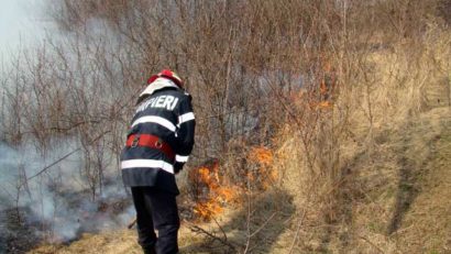 Incendiu la Ghindăreşti