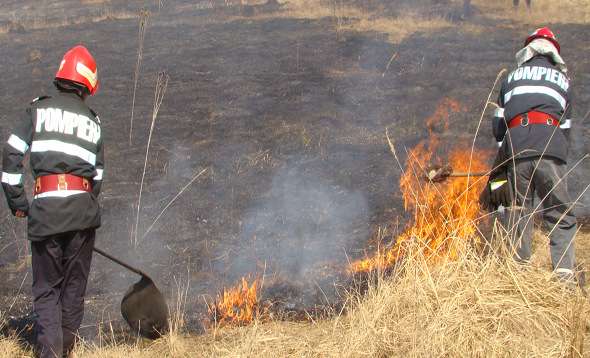 Incendiu la Cumpăna