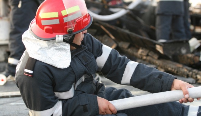 Incendiu pe strada Iancului din Techirghiol