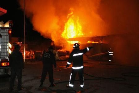 Incendiu puternic in statiunea Neptun