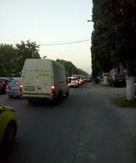 Circulaţie blocată în staţiunea Mamaia