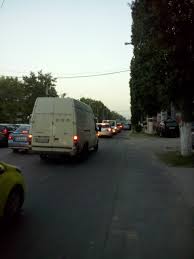 Circulaţie blocată în staţiunea Mamaia