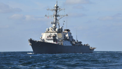 Un distrugător american ajunge duminică în Marea Neagră