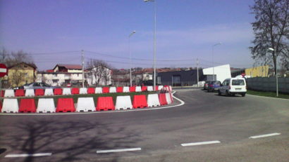 Un nou sens giratoriu în oraşul Ovidiu