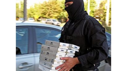 Ucrainean prins la Sulina cu ţigări de contrabandă