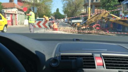 Lucrări în trafic, aglomeraţie