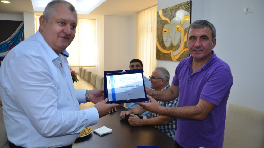 (FOTO) Gheorghe Hagi a primit Cheia municipiului Călărași