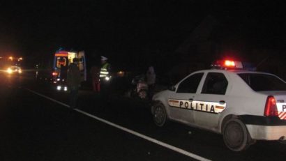 ACCIDENT GRAV pe A2. Un autocar s-a răsturnat – Două persoane au murit