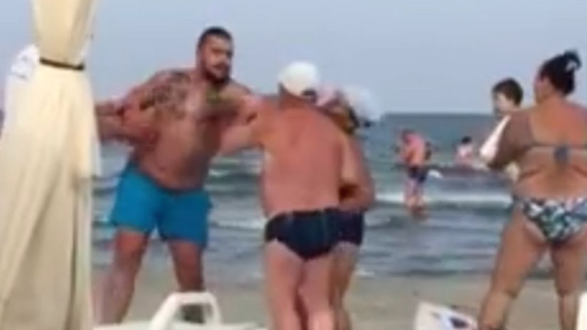 (AUDIO) Agresorul de pe plajă, amendat cu 200 de lei