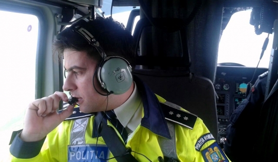 Traficul rutier – supravegheat din elicopter