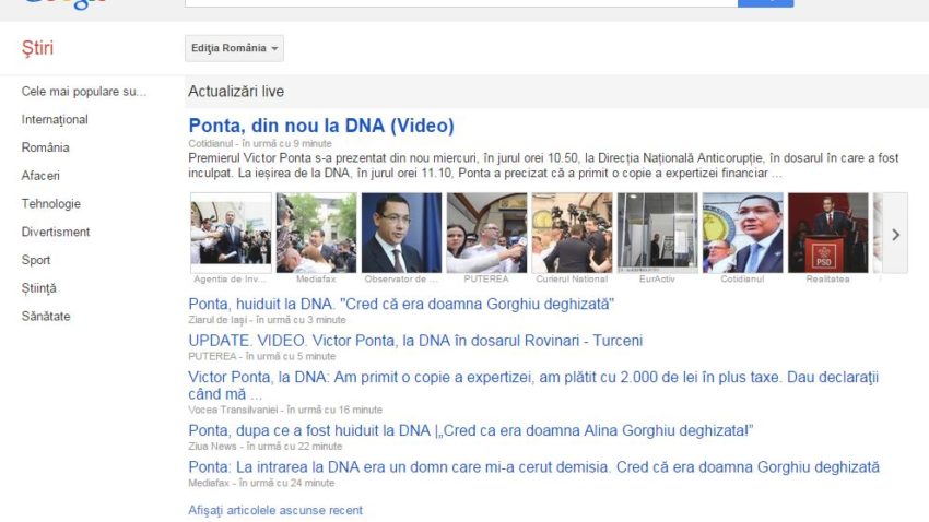 S-a lansat versiunea locală a Google News