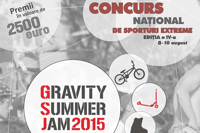 Gravity Summer Jam – concurs naţional de sporturi extreme