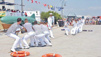 Jocuri marinăreşti în Portul Tomis