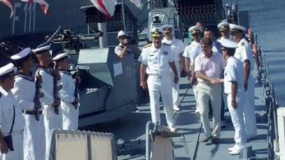 Mircea Duşa a vizitat portul militar Constanţa