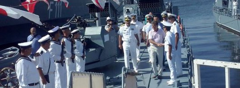 Mircea Duşa a vizitat portul militar Constanţa