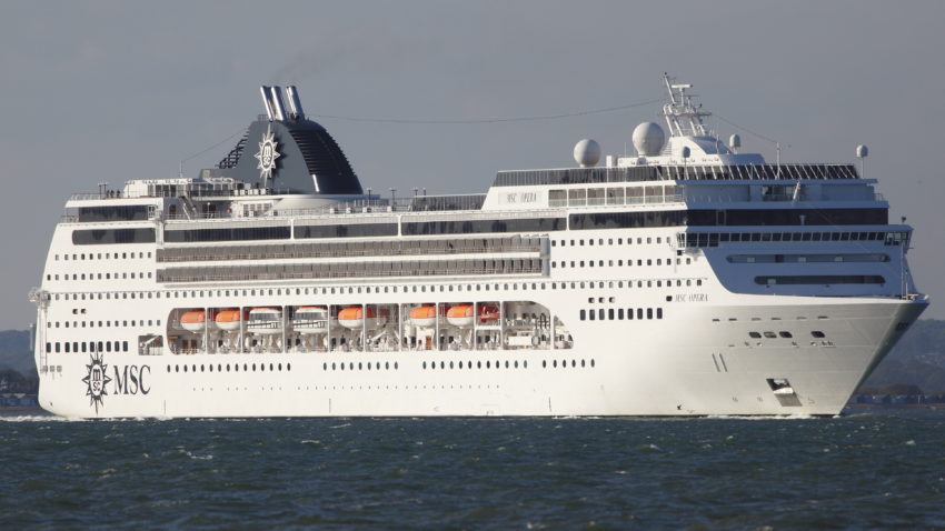 Pachebotul ”MSC Opera” revine la Constanța