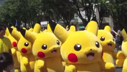VIDEO: Pokemonii au ieşit în stradă