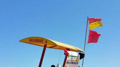 ATENȚIE: Salvamarii au arborat steagul ROȘU