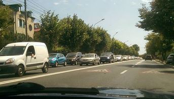 Trafic de coşmar pe DN39, pe sensul către Constanţa