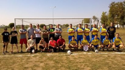 Jandarmii români i-au bătut pe militarii americani. La FOTBAL