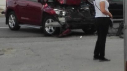 Accident rutier pe bulevardul Aurel Vlaicu